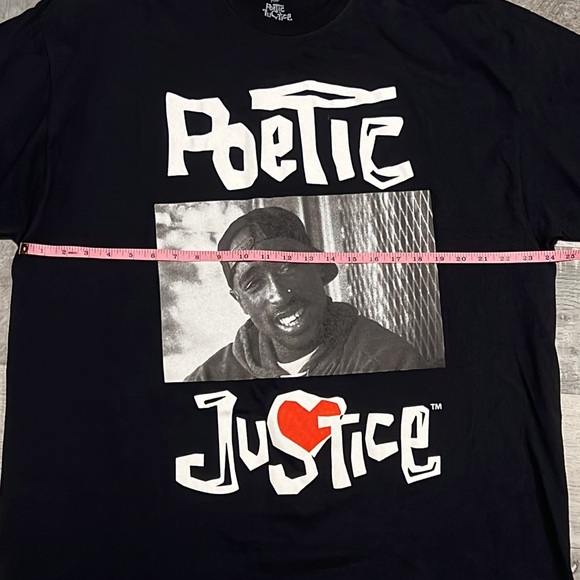 Tupac "Poetic Justice" Shirt Men's Size L - Picture 4 of 6